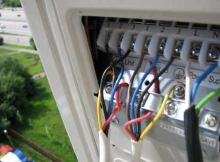 Pagkonekta ng isang split system sa mga mains