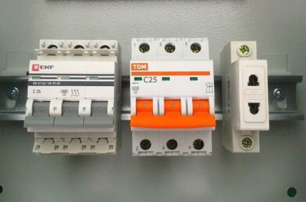 Dispositifs de protection de rail DIN