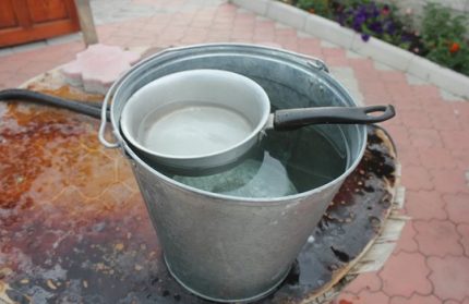 Mahusay na tubig para sa pagsusuri sa biochemical