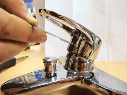 Eengreepsmengkraan reparatie