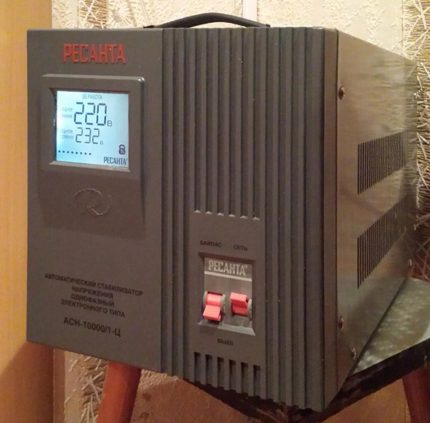 Resant automatische stabilisator