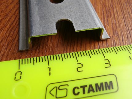 Din rail heeft de maat