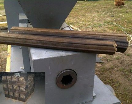 Briquette marking