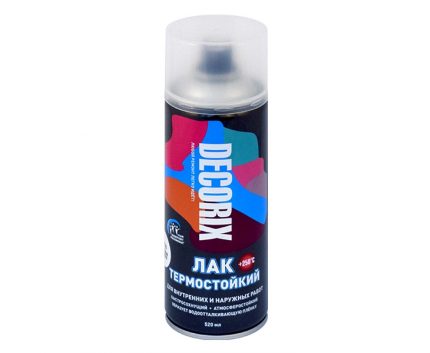 Heat-resistant decorix varnish