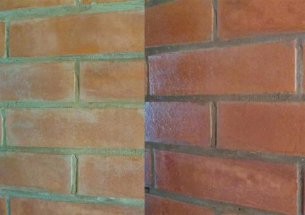 Oven before and after varnishing