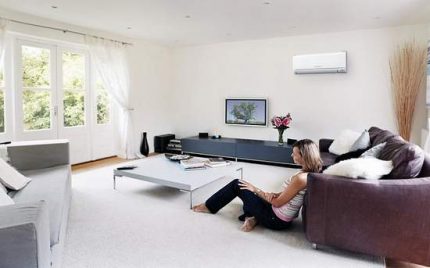 Drying the air conditioner before a pause