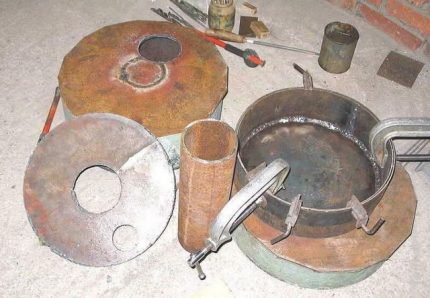 Basic elements of the furnace