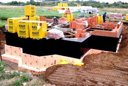 Penoplex Geo cho cách nhiệt của nền tảng