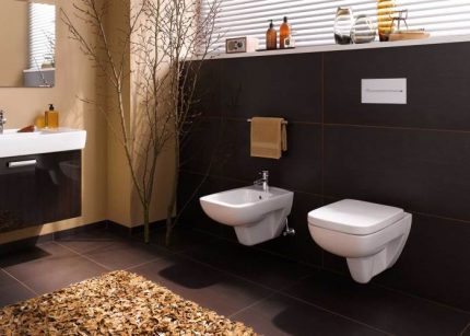 Hangend toilet