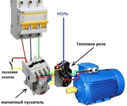 Connexion du relais thermique