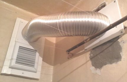 Opstelling van een ventilatiesysteem
