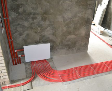 Installatie van buizen in een koppeling