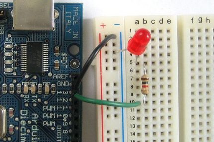 Een breadboard gebruiken