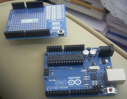 Moederbord en Proto Shield