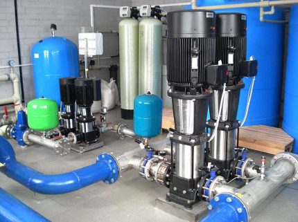 Trạm bơm của một tòa nhà chung cư