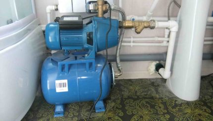 Trạm bơm tích lũy trong căn hộ