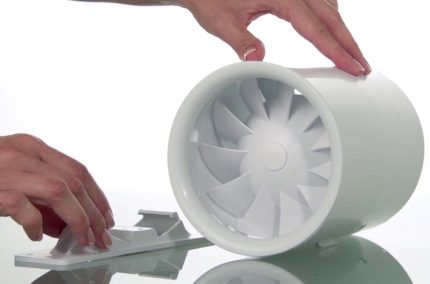 Kunststof ventilatorbehuizing