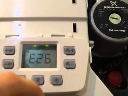 Baxi 26e Error Code