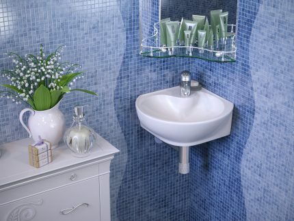 Wall-mounted washbasin