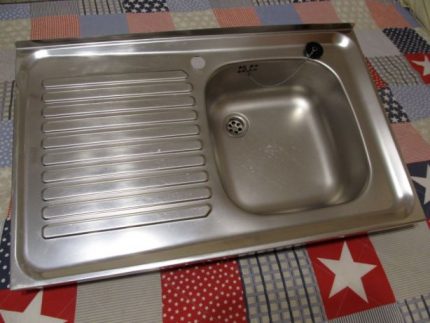 Bol d'évier en acier