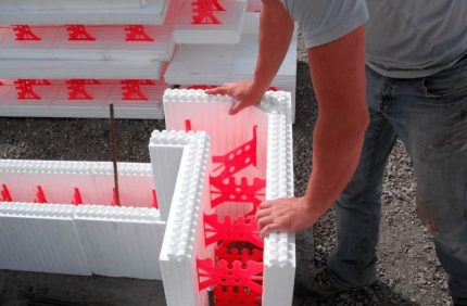 Vaste bekisting van geëxpandeerd polystyreen
