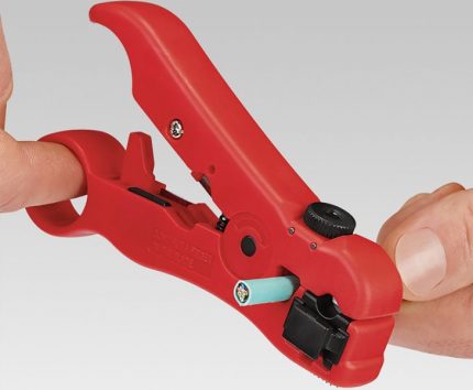 KNIPEX KN-stripper voor coaxkabels