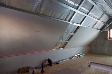 Attic ceiling formation