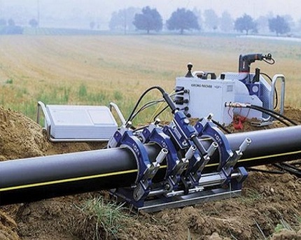 HDPE-buisaansluiting