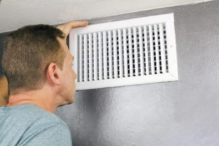 Air dans le système de ventilation