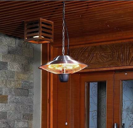 Infraroodstraler en lamp