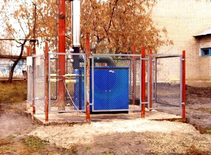 Panlabas na bantay sa boiler ng gas
