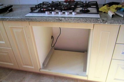 Manghina para sa isang gas oven