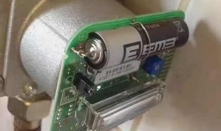 Gasmeter batterij
