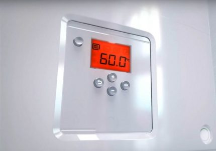 Gasketel elektronisch display