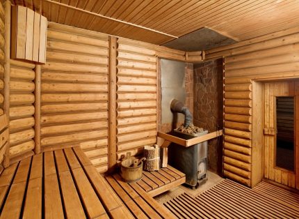 Houten sauna