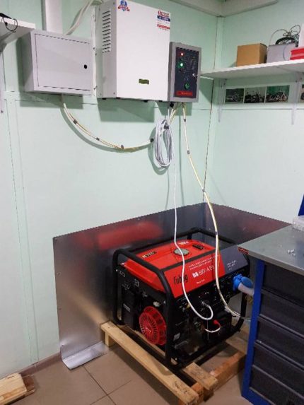 Frame benzine generator