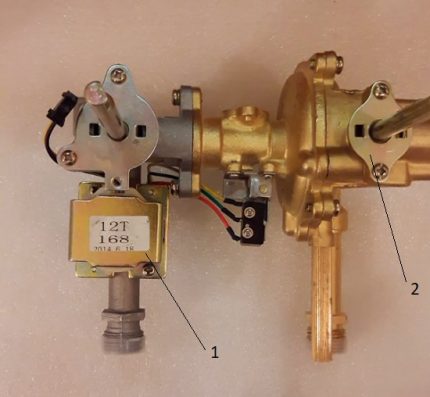 Geiser magneetventiel