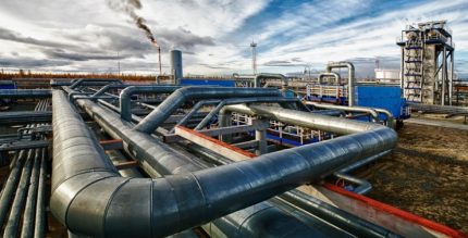 Gasleiding aansluiting