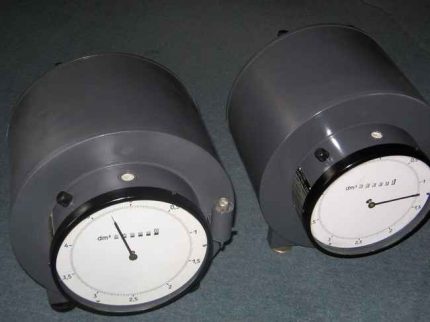 Trommel type debietmeter