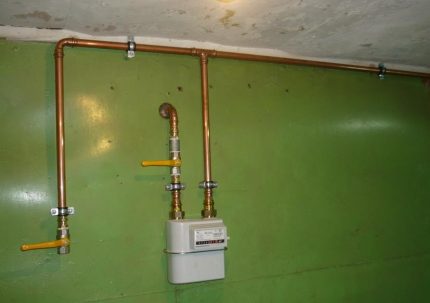 Huis gasmeter