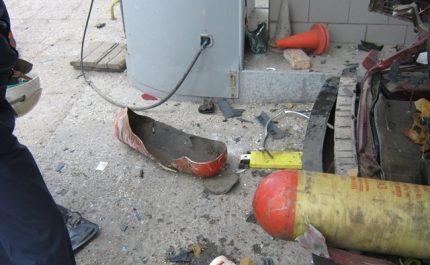 Gasfles explosie