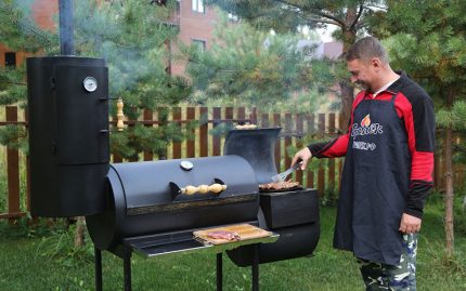 Gasfornuis rokerij grill