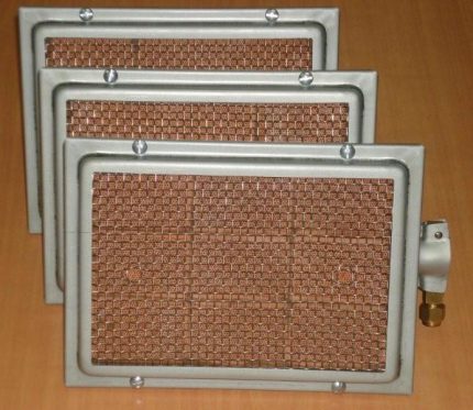Plaque de catalyseur dans le radiateur à gaz