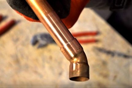 Copper pipe para sa gas pipeline
