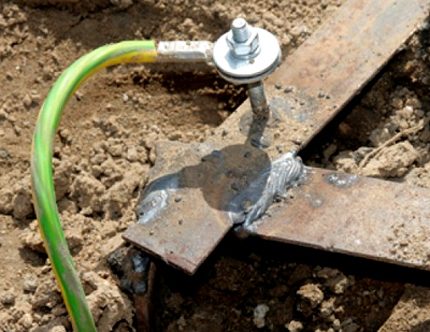 Aarding van een gasketel Ariston