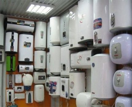 Een breed assortiment boilers