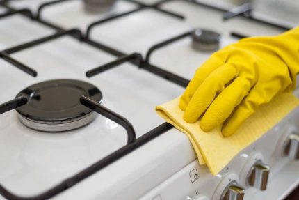 Gasfornuis schoonmaken