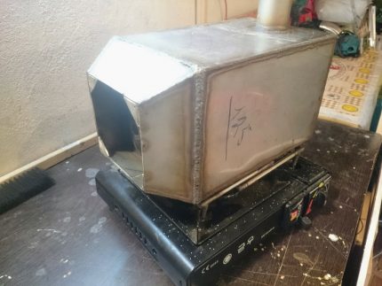 Chauffage au gaz fixe avec échangeur de chaleur