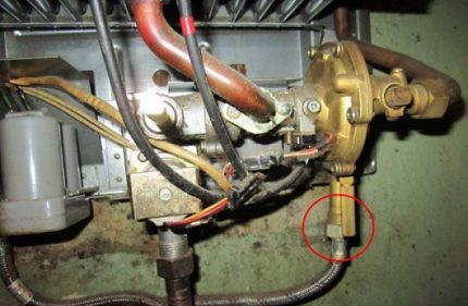 Plaats voor mogelijke verstopping