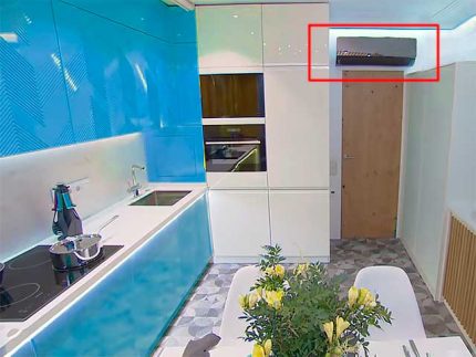 Een airconditioner in de keuken installeren